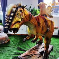 Tour réaliste animatronique de dinosaure de taille réelle pour le parc d'attractions