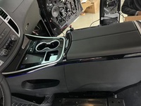 YLC Neuf Boîte de rangement centrale en cuir pour console de voiture V-Class Vito V250 V260, accoudoir modifié avec porte-gobelet à position avant