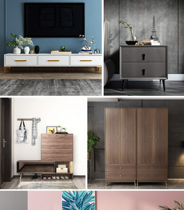 طاولة أريكة على شكل أرجل على شكل حرف L ، طاولة قدم للفنادق تدعم الذهب الأسود مع مطلي بالكروم - Product Image 3