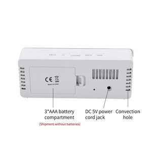 Đồng Hồ Để Bàn Quà Tặng Bán Chạy Gương Hiện Đại Đa Chức Năng Phòng Ngủ Văn Phòng Đồng Hồ Báo Thức Kỹ Thuật Số Có Đèn Led Báo Lại - Product Image 5