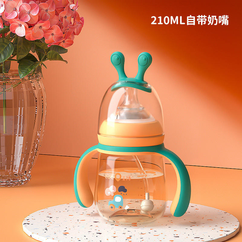 210ml-tétine vert foncé à usage unique