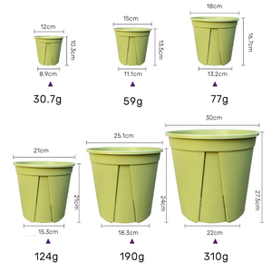 Blanc Vert Montagne Bassin Racine Contrôle Respirant Gallon Bassin Rose <span class=keywords><strong>Hortensia</strong></span> <span class=keywords><strong>Fraise</strong></span> Rempotage Pot De Fleurs En Plastique - Product Image 6