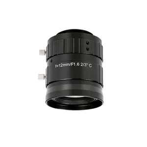 Máy ảnh lấy nét cố định 5MP 2/3 "bắn 8 12 16 25 35 50 mm F1.6 máy sản xuất ống kính quang học công nghiệp