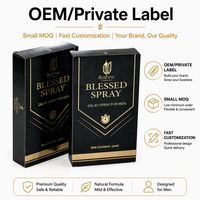Spray Intime Externe Végétal pour Hommes à Absorption Rapide, Soutien à la Vitalité, Faible MOQ, Marque Privée