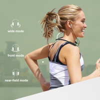 Headphone Bluetooth Nirkabel 2027, Headphone Leher, Tahan Air, Sport, Earphone Leher, Headset Neckband