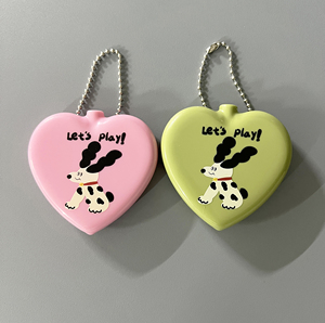 Biểu Tượng Tùy Chỉnh Nhật Bản Hot Hình Trái Tim Trống Cao Su Trường Hợp Đồng Xu Keyring Đồng Xu Pouch <span class=keywords><strong>Silicone</strong></span> Ép Ví Đồng Xu Với Keychain - Product Image 3