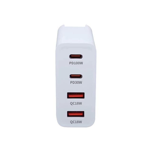 100W 20V 5A 4 Port GaN Wall Charger USB Type-C PD QC 3.0 Quick Fast Charging Station Adapter Usb-c Pd 100w