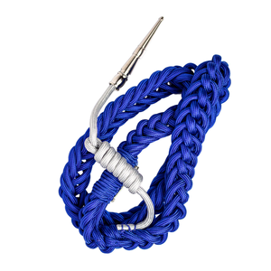 High Quality Uniform Braided <b>Cord</b> Rope Braided Rope Wholesale price Custom Aiguillettes Uniform Braided Rope - Product Image 3