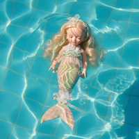 Juguete de silicona sólida de alta calidad con forma de sirena, muñeca realista de simulación, juguete sensorial de descompresión de tacto suave, venta al por mayor