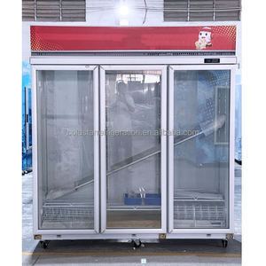 Enfriador Vertical Comercial de 3 Puertas, de Alta Resistencia, de Una Sola Temperatura, con Capacidad de 1800L, Gabinete de Refrigeración para Cocina - Product Image 1