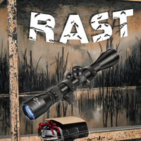 CVLIFE 3-9X40 kırmızı lazer açık Hunter kapsam ve ekipman dişli ile Crosshair retikül avcılık optik