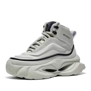 Bottes Martin en cuir véritable pour hommes Yearning, design populaire alliant styles rétro et contemporains, cuir de qualité supérieure (3-5 cm) - Product Image 5