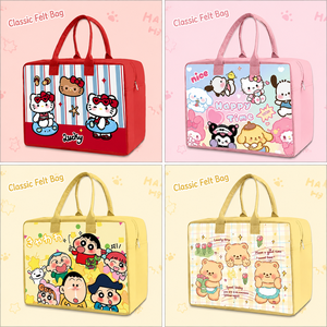 Bolsa <span class=keywords><strong>de</strong></span> Fieltro Personalizada con Diseño <span class=keywords><strong>de</strong></span> Dibujos Animados, Gran Capacidad, Organizador <span class=keywords><strong>de</strong></span> Almacenamiento, Bolsa <span class=keywords><strong>de</strong></span> Compras, Bolsa <span class=keywords><strong>de</strong></span> Viaje Reutilizable, Bolsa <span class=keywords><strong>de</strong></span> Regalo, OEM, ODM - Product Image 6