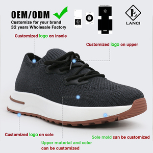 LANCI OEM Vente en gros de baskets pour hommes, chaussures de luxe au design élégant, chaussures de marche, chaussures de course en maille, logo personnalisé - Product Image 2