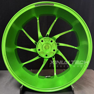 ล้อรถมอเตอร์ไซค์ XINLAI สีเขียวนีออนแบบกำหนดเอง ขอบ 17 นิ้ว สำหรับ Kawasaki Ninja H2 - Product Image 5