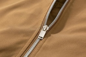 Men's Casual Stand Collar Zipper Closure Bomber <b>Jacket</b> Autumn Season Canvas Fabric with ODM Processing Plain Dyed Techniques - Product Image 5