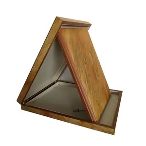 Placa de madera personalizada con caja de madera, placa de Premio Grabado, regalo de empresa, placa de madera con caja de madera