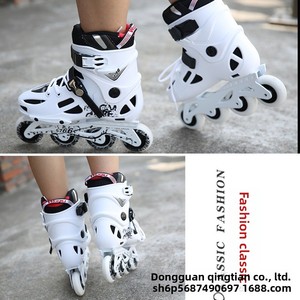 Patins à roulettes pour adultes, patins à <span class=keywords><strong>glace</strong></span>, patins de vitesse, patins en ligne à une rangée, patins artistiques unisexes, niveau débutant, professionnel, microfibre, hiver - Product Image 2