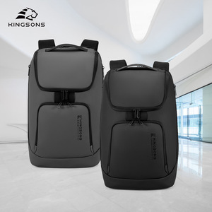 Kingsons <b>Laptop</b> <b>Backpack</b> 20-35L Lightweight Unisex Commuter Bag Solid Color Business Travel <b>Backpack</b> - Product Image 1