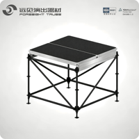 Système de panneaux de scène modulaires de type Layher en alliage d'aluminium et contreplaqué amélioré, capacité de charge de 750 kg, pour la location d'événements