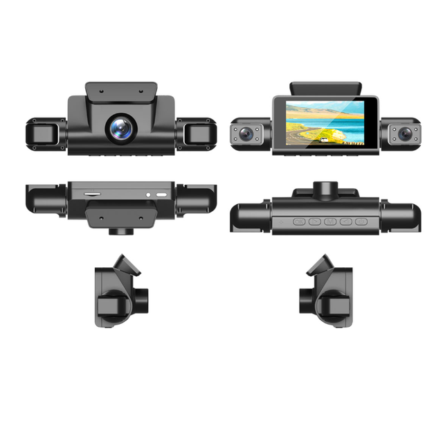 Wholesale Universal 4 Channel 3 Inch DVR 1280P Dash Cam Car Black Box