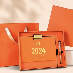 2026 New Year Calendar Gifts Custom Logo Business Gift Set Celebrate New Year Business Calendar Office Promotion Gift