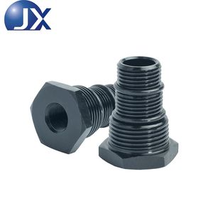 อะแดปเตอร์เกลียวกรองน้ำมันเครื่องรถยนต์อะลูมิเนียมสีดำ ขนาด 1/<span class=keywords><strong>2</strong></span>-28 ถึง <span class=keywords><strong>3</strong></span>/4-16, 13/16-16, <span class=keywords><strong>3</strong></span>/4 NPT พร้อมแหวนซีล - Product Image 3