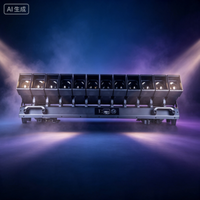 STSLITE-12 Köpfe 40W RGBW LED Moving Bar Light Beam Wash mit zusätzlichen Amber Cool White LED DMX Bühnenlichtern für DJ Club Events