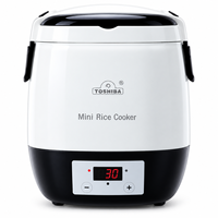 Cuiseur à riz électrique portable pour voiture, extérieur, 220V, 1,5L, avec minuterie numérique et fonction maintien au chaud pour le camping