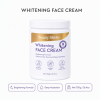 Crema Facial Nocturna Blanqueadora e Iluminadora, Botella de 750g con Niacinamida, Aloe Vera y Ácido Hialurónico, Humectante para Uso Doméstico