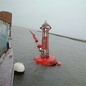 Marine Floating <strong>Buoy</strong> with Solar <strong>Light</strong> and Top Mark Navigation Polyethylene <strong>Buoys</strong> Durable PE Material Including Hinge Part - Product Image 6