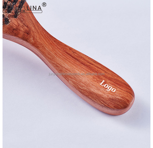 Brosse en forme de têtes de badges longs, pour toilettage, Message du visage, poils de sanglier, brosse pour barbe et cheveux - Product Image 3
