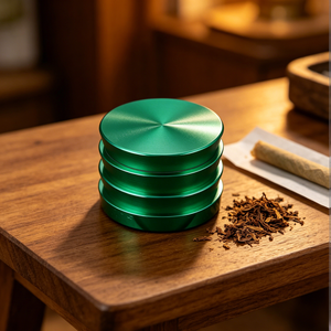 2025 Hot Sale Rukioo Custom Logo Manual Luxury Aluminum Tobacco Herb Grinder 63mm-4Parts for Accessories - Product Image 1