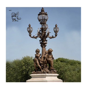 Rue décorative célèbre <span class=keywords><strong>Paris</strong></span> Alexandre III pont lumière pôle enfants Statue fonte lampadaire - Product Image 1