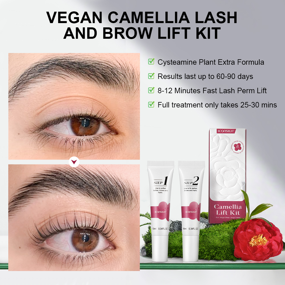 Camélia extrait de plante cils et lifting des sourcils kit IK22007