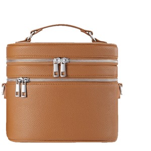 Nuova Borsa Organizer per Cosmetici Portatile con Cerniera e Manico, Stile Casual, per Esterni, in PU di Alta Qualità, per Pennelli da Trucco - Product Image 5