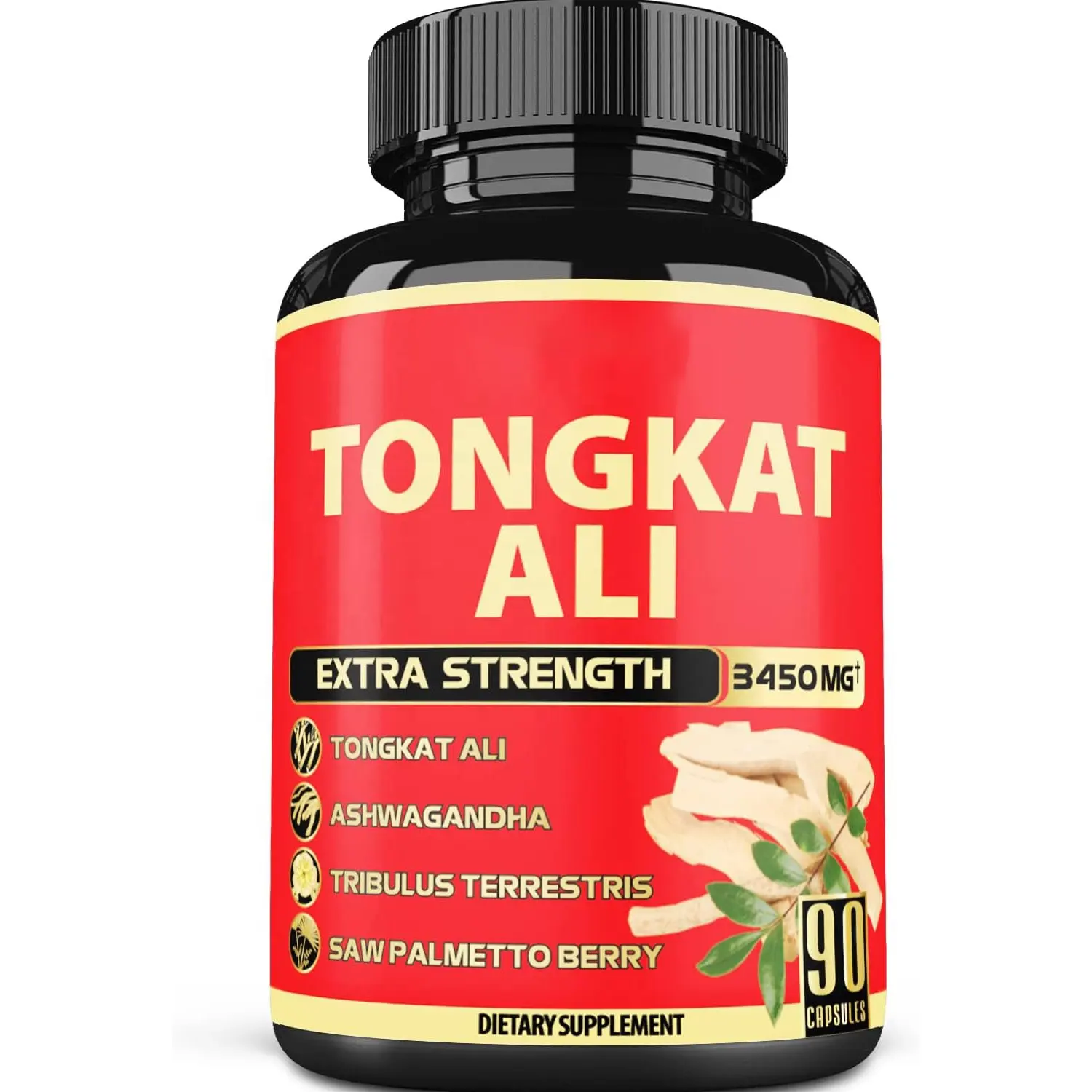 Personalizado seu logotipo tongkat ali café tongkat ali extrato tongkat ali cápsulas