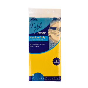 Sólido 2 capas de papel 1 capa PE Biodegradable Rectángulo Mesas Premium Colorido Papel Mantel Para Restaurante - Product Image 1