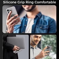 Soporte de Anillo Magnético 3 en 1 para Teléfono, Soporte Magnético de Doble Cara para iPhone 17 16 15 14 13 12
