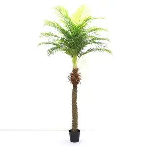 230/300cm 높은 kwai 야자수 플라스틱 옥외 싼 열대 인공적인 하와이 plam 나무