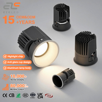 Spot lumineux EZELED au design contracté, profil en aluminium, indice Ra 90 et conception anti-éblouissement