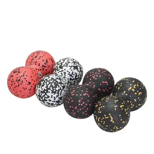 Boule de Massage souple à Double Muscle de cacahuètes de 5 pouces pour le Yoga et le Fitness