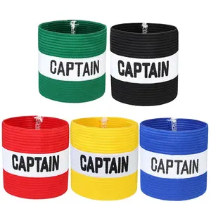 Hot Selling anpassbare elastische Captain Armband Wieder verwendbare Polyester Gummi Handgelenks tütze für Fitness studio und Fußball Made in China - Product Image 1