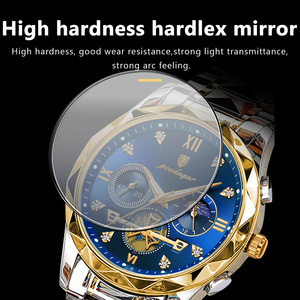 Reloj de Cuarzo para Hombre POEDAGAR 996, Correa de Acero Superior, <span class=keywords><strong>6</strong></span> Manecillas, Cronógrafo, Fabricante de Relojes para Todo Tipo de Negocios - Product Image 5