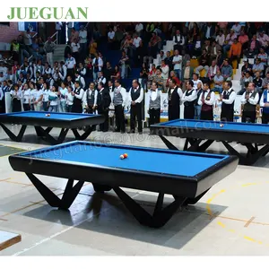 Desain populer 8ft 9ft gaya Korea turnamen carom slate meja biliar untuk dijual