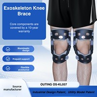 Attelle de genou exosquelette OEM/ODM pour le soulagement de la douleur et la protection du ménisque, idéale pour la marche, l'escalade, la montée en montagne et l'exercice