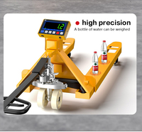 Transpaleta Hidráulica Manual Eléctrica con Báscula, Capacidad de 3000 kg, Pantalla LED, Alta Precisión, Horquilla de Acero al Manganeso, ODM