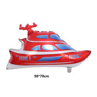 Ballons en aluminium en forme de véhicules : train, ambulance, voiture de police, autobus scolaire, camion de pompiers, char – Jouet pour enfants, cadeau d'anniversaire