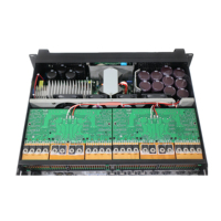 Amplificateur de puissance professionnel 2/4 canaux 1300W 8 Ohm Classe TD Haute efficacité 120171