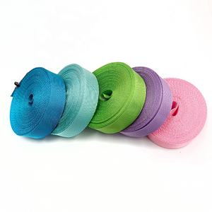 도매 친환경 2.5CM 단색 촘촘한 직조 폴리에스터 나일론 웨빙 리본 - Product Image 5